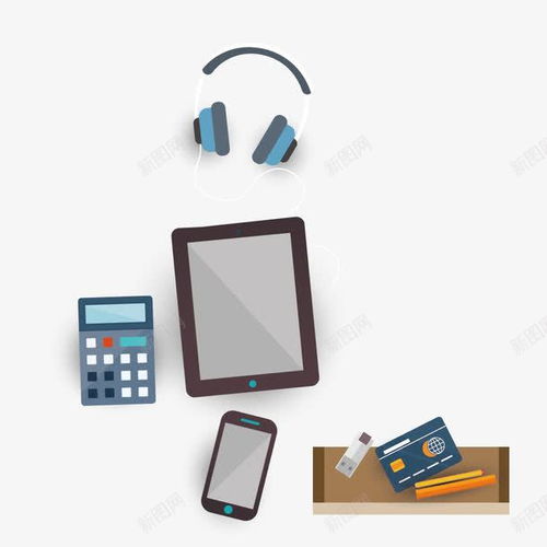 书桌桌面电子产品高清素材免费下载指南